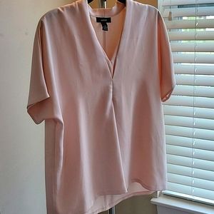 Pink business casual top